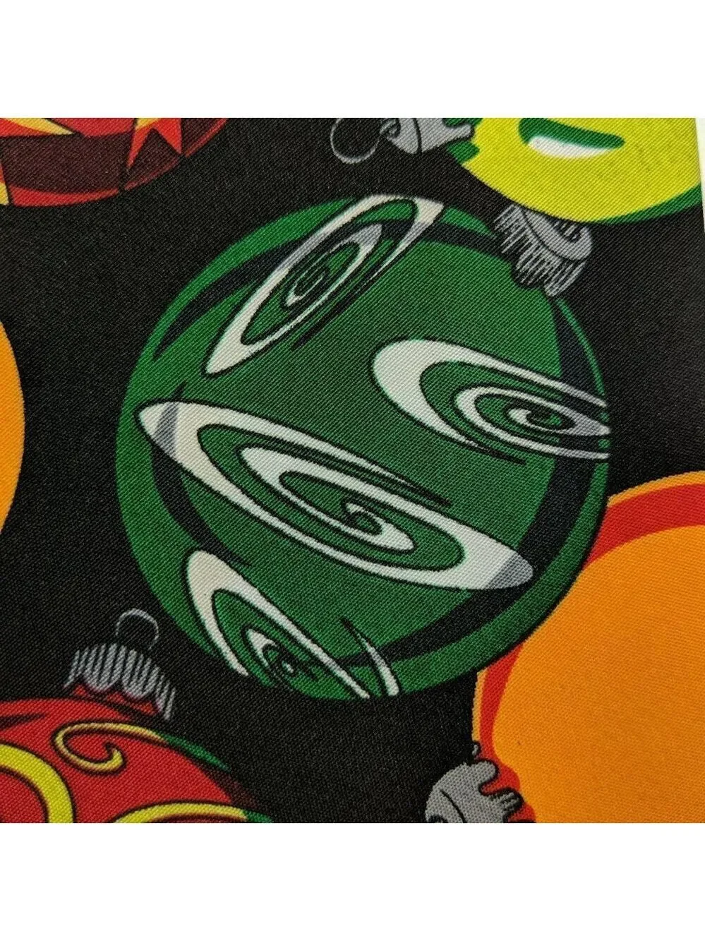 Christmas Holiday Ornaments Print Necktie